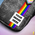 Inclusive Progress Pride Grunge Stripe Crossbody Bag